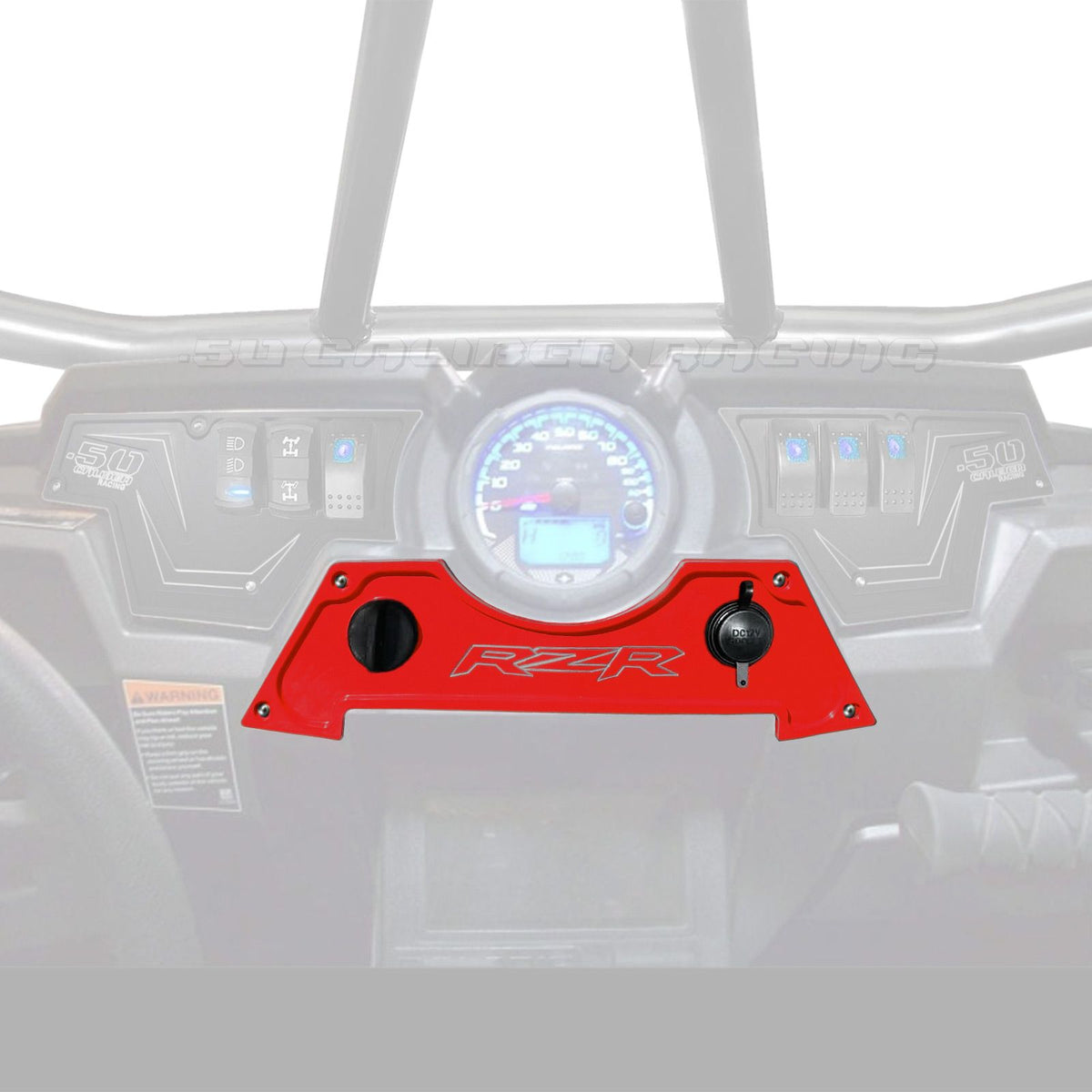 CNC Billet Center Dash Panel for RZR XP1000 | Havasu Red CNC Billet Center Dash Panel for RZR XP1000
