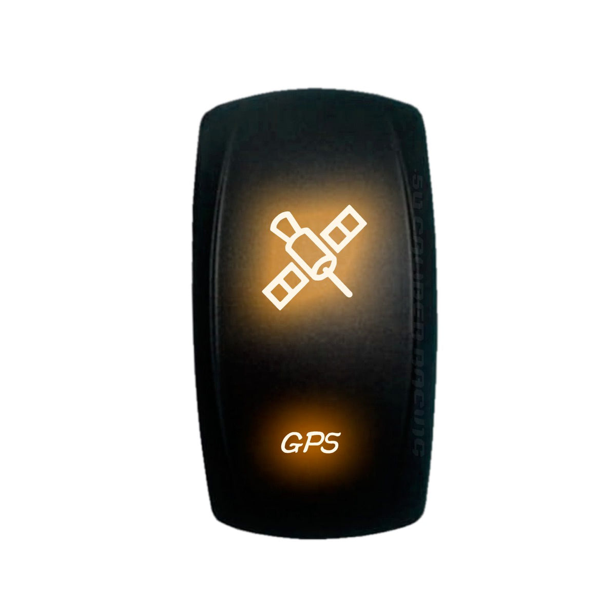 Orange | 50 Caliber Racing Custom Rocker Switches - Over 40 other awesome designs available!