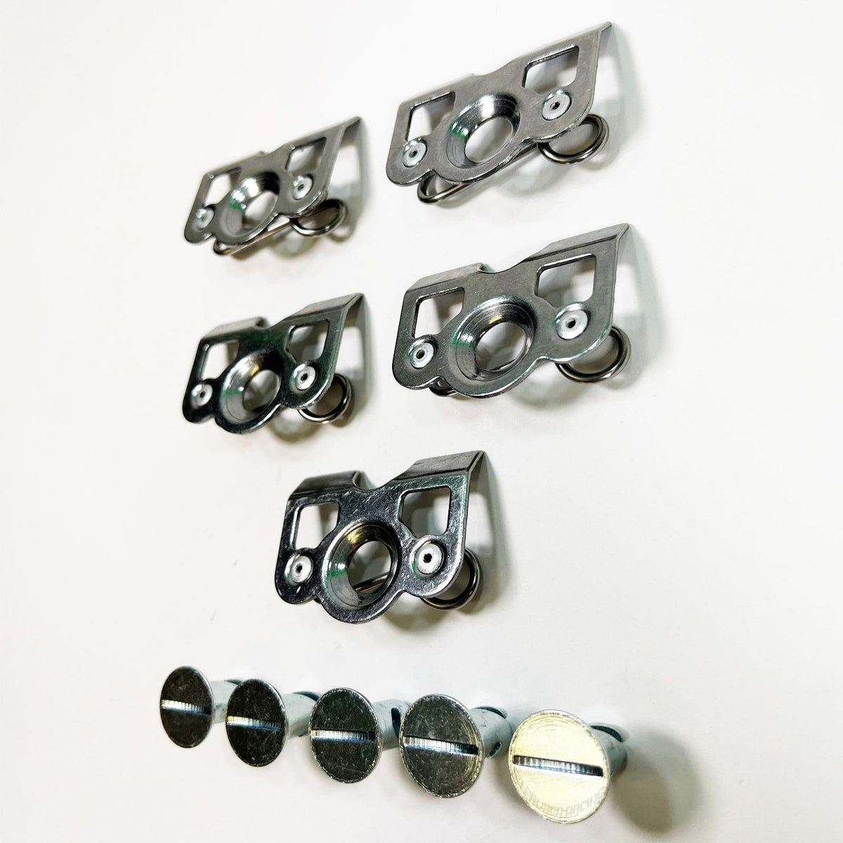 Dzus Tab Plate Kits - Dimpled Center | Pre-assembled Dzus Tab Fastener Kit with Buttons and Springs