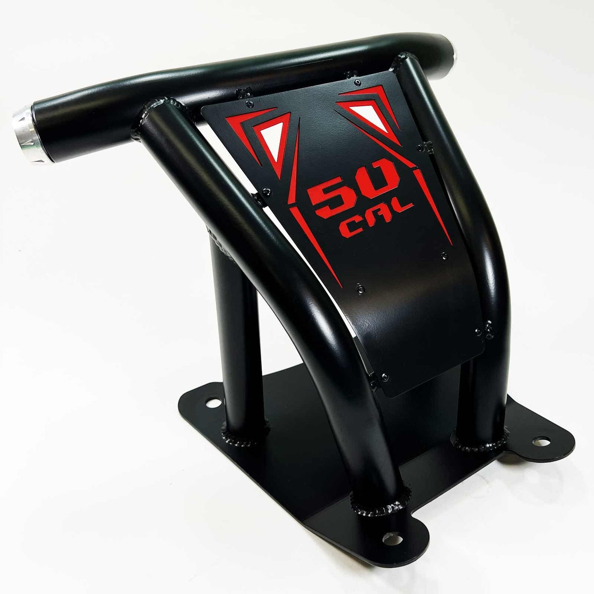 Red / Black | PRO R / TURBO R Front Bumper Black Skid Plate with Red Insert | Cover Image