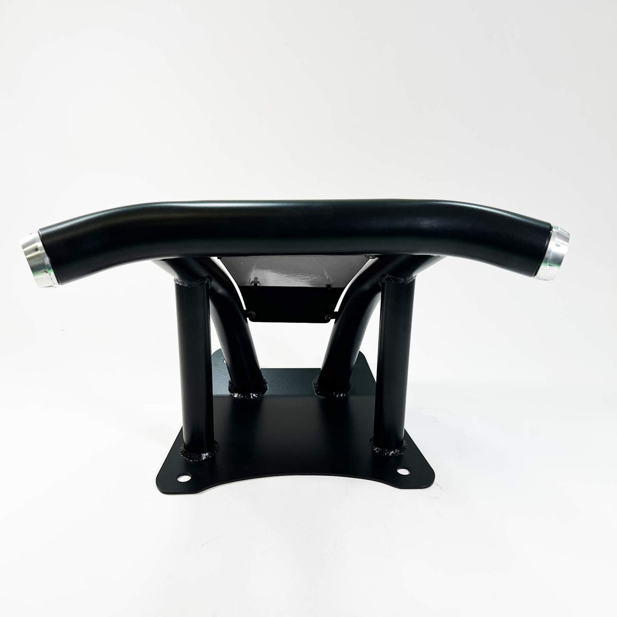 Raw Clear / Black | White / Black | PRO R / TURBO R Front Bumper Black Skid Plate with White Insert