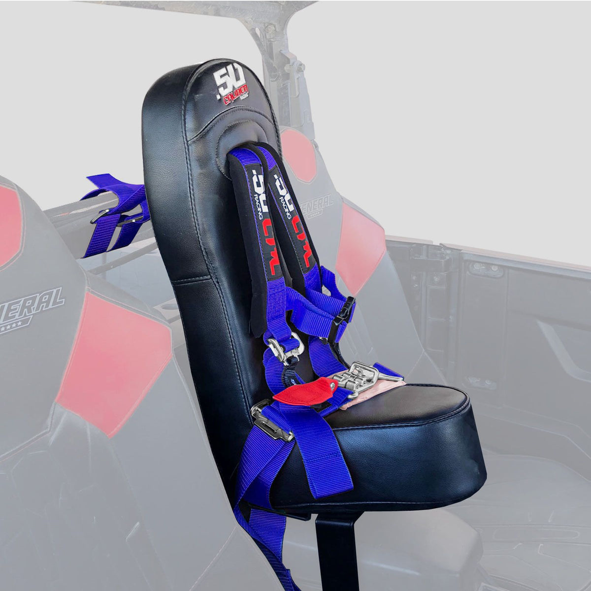 Nitro Blue | RZR XP1000 Bump Seat with Racing Latch Style Harness - Blue Straps | Cover Image
