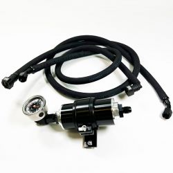 Turbo RZR External Fuel Filter and Pressure Gauge Kit