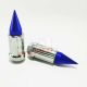 Tapered Splined Lug Nuts Chrome with Removable Spike - 3/8 x 24 Thread Pitch
