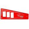 Polaris Ride Command 6 Switch Dash Panel Red 2 Piece Kit
