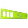 Polaris Ride Command 6 Switch Dash Panel Lime Squeeze 3 Piece Kit
