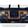 Polaris Ride Command 6 Switch Dash Panel Orange Madness 3 Piece Kit