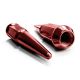 12x1.5mm Extended Spike Lug Nuts - Acorn Taper - 50 Caliber Racing - Red Finish
