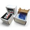 12x1.25mm Extended Spike Lug Nuts - Acorn Taper - 50 Caliber Racing - 20 Pack for 5 lug cars - Blue