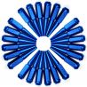 14x1.5mm Extended Spike Lug Nuts - Acorn Taper - 50 Caliber Racing - Pack of 24 for 6 Lug Vehicles - Blue