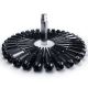 14x1.5mm Extended Spike Lug Nuts - Acorn Taper - 50 Caliber Racing - Pack of 32 for 8 Lug Vehicles - Black