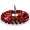 14x1.5mm Extended Spike Lug Nuts - Acorn Taper - 50 Caliber Racing - Pack of 32 for 8 Lug Vehicles - Red
