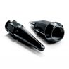 14x1.5mm Extended Spike Lug Nuts - Acorn Taper - 50 Caliber Racing - Black