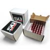 1/2 Inch Extended Spike Lug Nuts - Acorn Taper - 50 Caliber Racing - Pack of 24 For 6 Lug Vehicles - Red