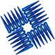 1/2 Inch Extended Spike Lug Nuts - Acorn Taper - 50 Caliber Racing - Pack of 24 For 6 Lug Vehicles - Blue