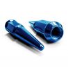 1/2 Inch Extended Spike Lug Nuts - Acorn Taper - 50 Caliber Racing - Blue
