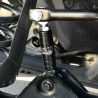 50 Caliber Racing CNC Billet Rear Sway Bar End Link Kit Can-Am X3 - Made in USA - Black Powdercoat