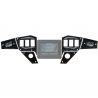 6 Pc CNC Billet Aluminum Dash panel - Polaris 1st Gen 4.3" GPS equipped RZR XP 1000, S 900 Turbo Stealth Black 