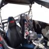 50 Caliber Racing Bump Seat Kit with 2" Safety Harness for Polaris RZR 570 800& XP900 - Installed