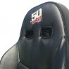 XP1000 Bucket Seat with Embroidered 50 Caliber Racing Logo and Harness Pass Through Holes