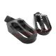 50 Caliber Racing Oversized Foot Pegs For Honda Pit Bikes Z50 CRF50 XR50 CRF70 XR70 Black Finish