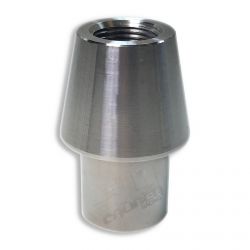7/8" Weld Bung Tube Adapter For 1 1/2" OD Round .120 & .250 Wall - Chromoly, Tapered