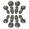 4 Link Rod End Kit - Set of 8 Heim Joints, 4 Left Bungs, 4 Right Bungs 