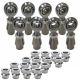 4 Link Rod End Kit - 1/2" Chromoly Heim - 1" OD Tubing and high misalignment spacers included 