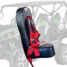Teryx4 Bump Seat & 4 Point Harness Racing Latch Style - Red Straps