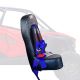 RZR PRO XP Bump Seat with Racing Latch Style Harness - Blue Straps 