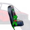 RZR PRO XP Bump Seat with Racing Latch Style Harness - Green Straps 