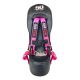 RZR PRO XP 4 Rear Bump Seat & PINK 4 Point Safety Harness