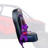 RZR PRO XP Bump Seat with Racing Latch Style Harness - Purple Straps 