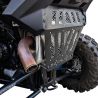 RZR Turbo R Vented Exhaust Cover - Black powdercoat frame with honeycomb mesh