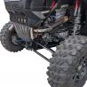 RZR Turbo R Vented Exhaust Cover - Increases departure angle over stock plastic piece