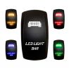"LED Light Bar" On/Off Rocker Switch with Red