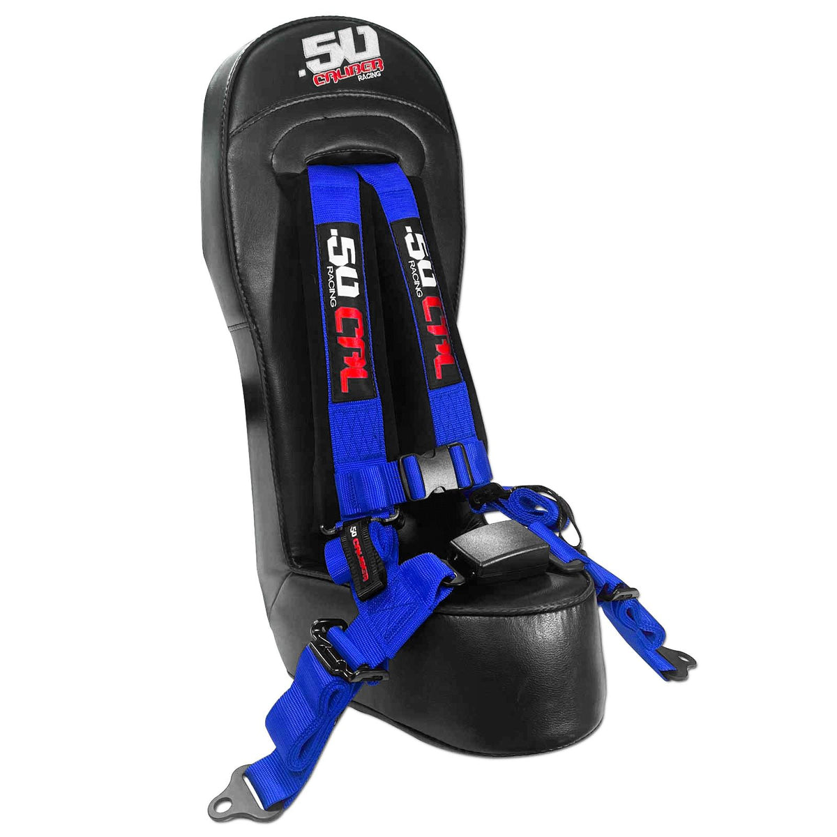 Nitro Blue | Wildcat Bump Seat with Auto Buckle Style Harness - Blue Straps
