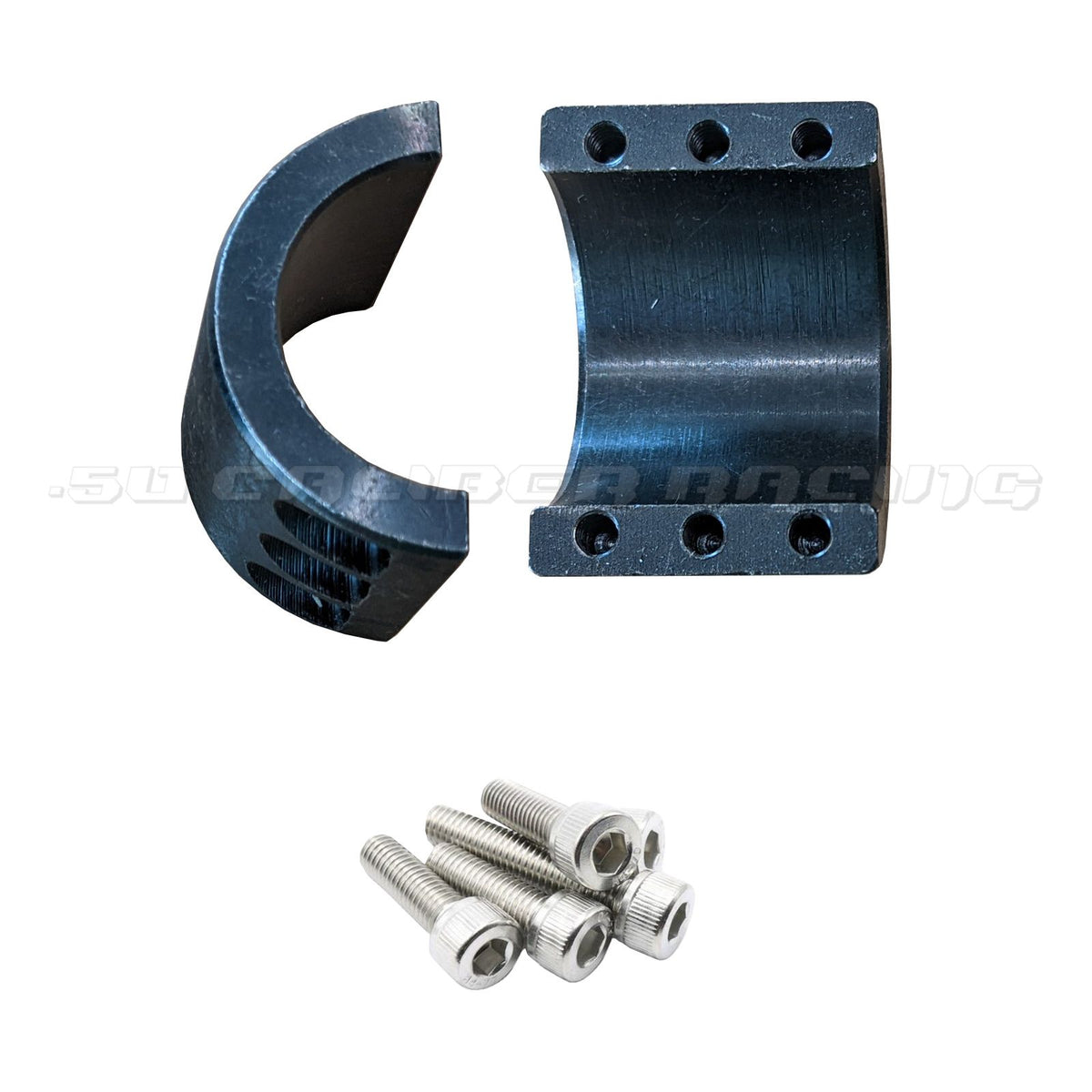 1.5" OD Steel Tube Clamp for UTV Roll Cage | Split Collar Tube Clamp for 1.5" Round Tubing - for Fabricating Bolt-on Accessories