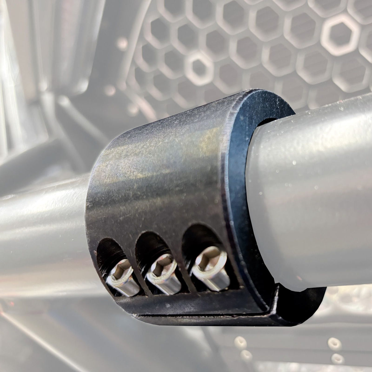 1.5" OD Steel Tube Clamp for UTV Roll Cage | Split Collar Tube Clamp for 1.5" Round Tubing - for Fabricating Bolt-on Accessories