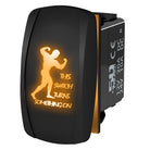 Orange | "This Switch Turns Something On" Strongman On/Off Rocker Switch Waterproof