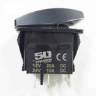This Switch Turns Something On Buff Dude - 12V On/Off Rocker Switch Marine Grade | "This Switch Turns Something On" Strongman On/Off Rocker Switch Waterproof