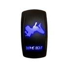 Blue | Waterproof On/Off Rocker Switch Sexy Design "Dome Light" with Blue LED Illumination	