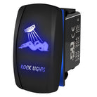 Blue | "Rock Lights" - Sexy Girl On/Off Rocker Switch Laser Etched Design Waterproof with Blue LED Illumination	