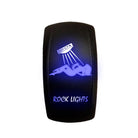 Blue | "Rock Lights" - Sexy Girl On/Off Rocker Switch Laser Etched Design Waterproof with Blue LED Illumination	