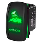 Green | "Rock Lights" - Sexy Girl On/Off Rocker Switch Laser Etched Design Waterproof with Green LED Illumination	