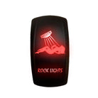 Red | "Rock Lights" - Sexy Girl On/Off Rocker Switch Laser Etched Design Waterproof with Red LED Illumination	