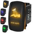 Rock Lights Girl - 12V On/Off Rocker Switch Marine Grade | "Rock Lights" - Sexy Girl On/Off Rocker Switch Laser Etched Design Waterproof with LED Illumination	