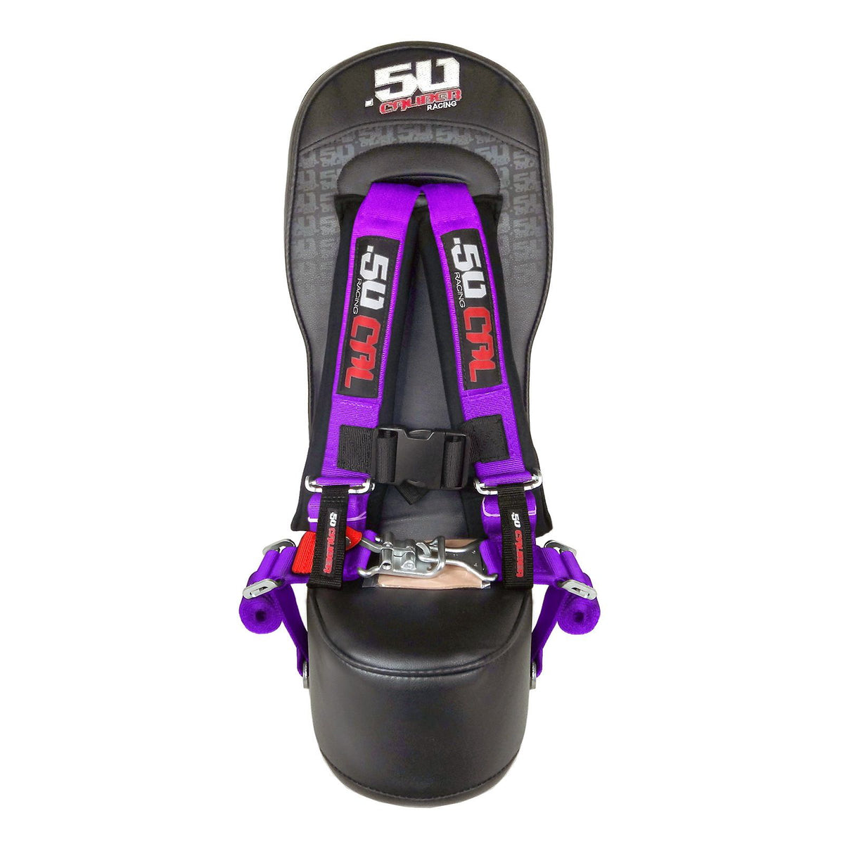 Purple | Purple 4 Point Safety Harness & RZR XP1000 Bump Seat Combo