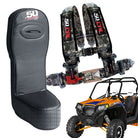 Carbon Camo | RZR XP900 Bump Seat with Racing Latch Style Harness - Camouflage Straps