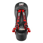 Rage Red | 50 Caliber Racing Bump Seat Kit with 2" Safety Harness for Can-am X3 - Red Harness